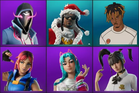 Xander, Santa Dogg, Slayer Juice WRLD, Explorer Emilie, Katalina, Yuki Yubari