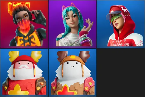 Tectonic Komplex, Katalina, Arctic Adeline, Guff Gringle, Sled Ready Guff