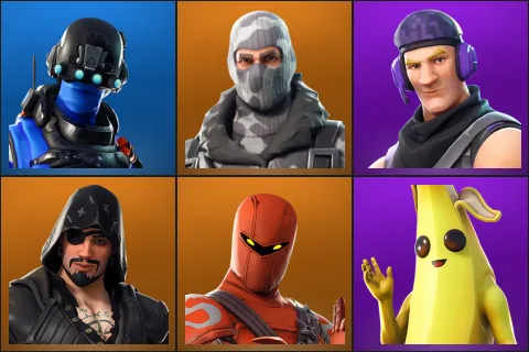 Carbon Commando, Havoc, Sub Commander, Blackheart, Hybrid, Peely
