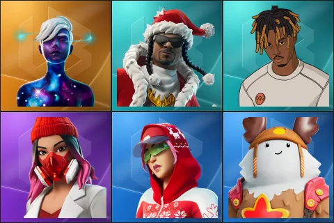 Galaxy Scout, Santa Dogg, Slayer Juice WRLD, Yulejacket, Arctic Adeline, Sled Ready Guff