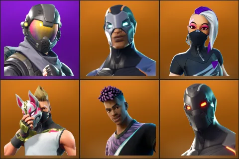 Rogue Agent, Carbide, Catalyst, Drift, Fade, Omega