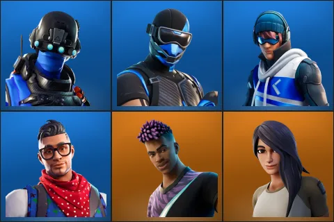 Carbon Commando, Fixer, Point Patroller, Prodigy, Fade, Gear Specialist Maya