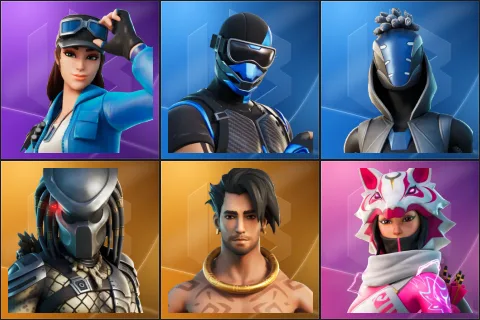 Cloud Striker, Fixer, Sultura, Predator, Raz, Vi