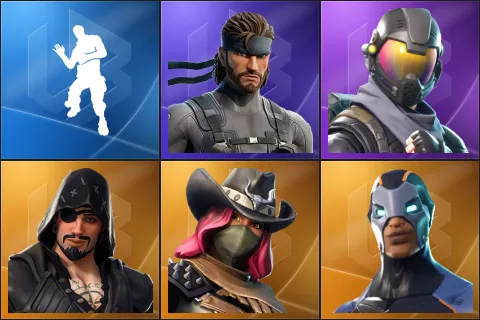 Laugh It Up, Solid Snake, Rogue Agent, Blackheart, Calamity, Carbide