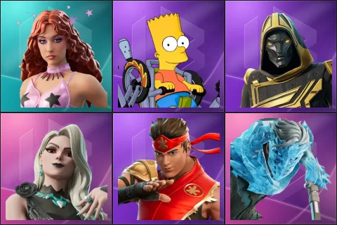 Chappell Roan, Bart Simpson, Blitz Knight, Carletta, FIRE Master Kai, Gale