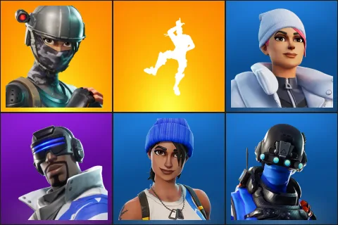 Elite Agent, Take The L, Blizzard Bomber, Blue Striker, Blue Team Leader, Carbon Commando