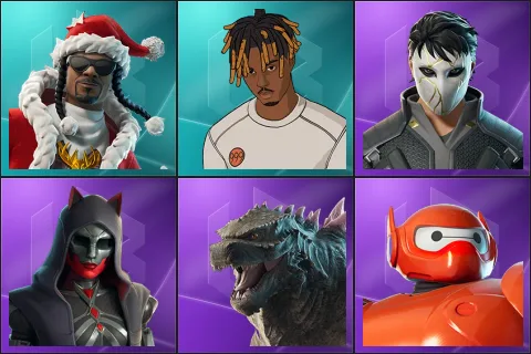 Santa Dogg, Slayer Juice WRLD, Daigo, Felina, Godzilla Evolved, Hero Baymax