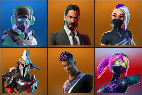 Breakpoint, John Wick, Catalyst, Eternal Knight, Fade, Galaxia
