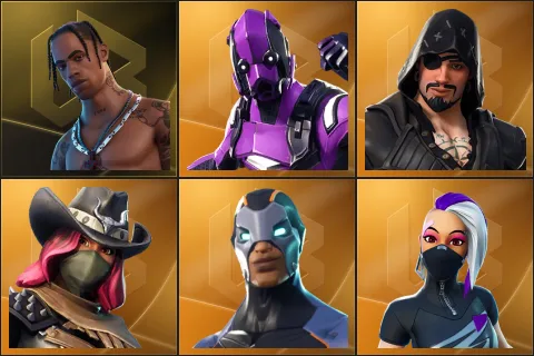 Travis Scott, Dark Vertex, Blackheart, Calamity, Carbide, Catalyst