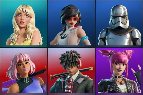 Sabrina Carpenter, Apprentice Evie, Captain Phasma, Ayla Winn, Kwame, Power Punk