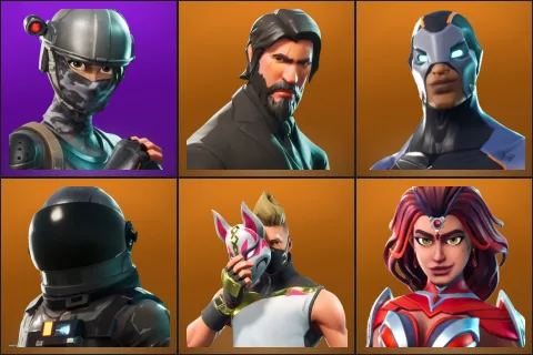 Elite Agent, The Reaper, Carbide, Dark Voyager, Drift, Valor