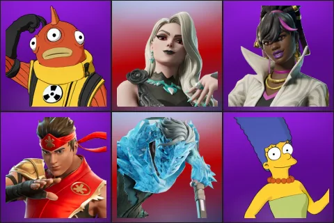 Blinky Fishstick, Carletta, Danica, FIRE Master Kai, Gale, Marge Simpson
