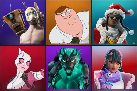 Psycho Bandit, Peter Griffin, Santa Dogg, Gwenpool, Cerberus, Dali