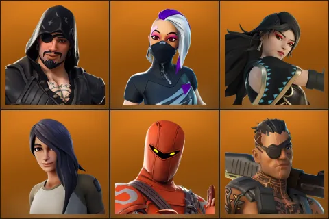 Blackheart, Catalyst, Era, Gear Specialist Maya, Hybrid, Joey