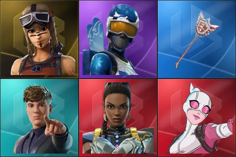 Renegade Raider, Mogul Master, The Axe of Champions 2.0, Clix, Shuri, Gwenpool