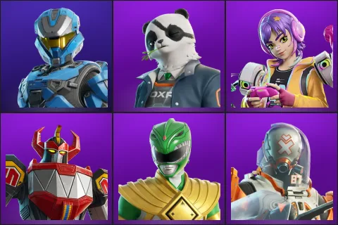 UNSC Spartan, Agent Patch, Battle Gamer Mae, Dino Megazord, Green Ranger, Lt. Ripp Slade