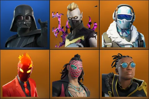 Darth Vader, Driftwalker, Frostbite, Inferno, Kado Thorne, Malik