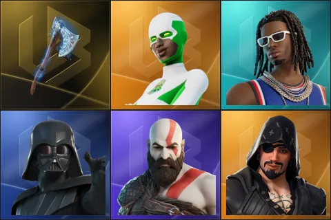 Leviathan Axe, Backlash, Playboi Carti, Darth Vader, Kratos, Blackheart