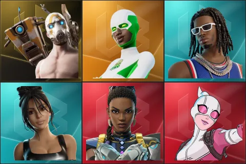 Psycho Bandit, Backlash, Playboi Carti, Iconic Kim Kardashian, Shuri, Gwenpool