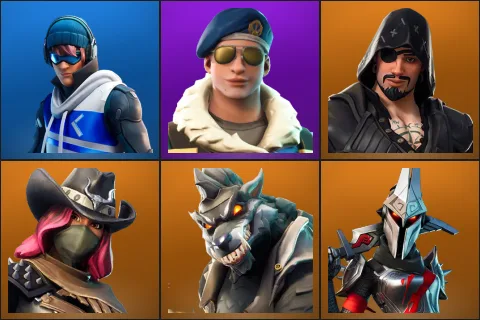 Point Patroller, Royale Bomber, Blackheart, Calamity, Dire, Eternal Knight