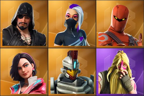 Blackheart, Catalyst, Hybrid, Rox, Sentinel, Bunker Jonesy