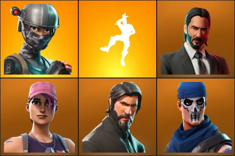 Elite Agent, Take The L, John Wick, Rose Team Leader, The Reaper, Warpaint