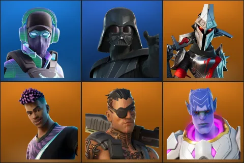Breakpoint, Darth Vader, Eternal Knight, Fade, Joey, Kymera