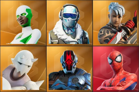 Backlash, Frostbite, Ronin, Snap, The Foundation, Spider-Man