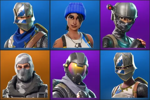 Blue Squire, Blue Team Leader, Elite Agent, Havoc, Rogue Agent, Royale Knight