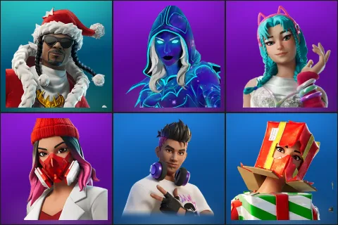 Santa Dogg, Andromeda, Katalina, Yulejacket, Chord Kahele, Holiday Boxy