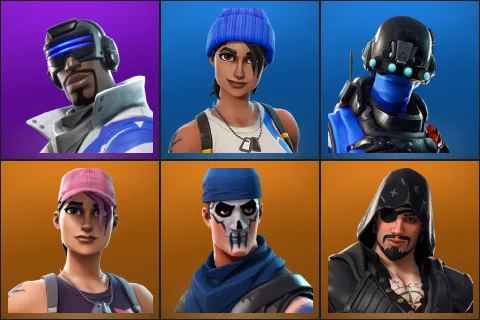 Blue Striker, Blue Team Leader, Carbon Commando, Rose Team Leader, Warpaint, Blackheart