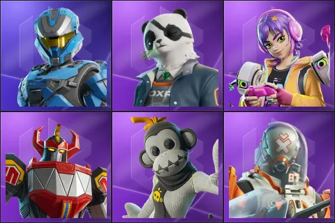 UNSC Spartan, Agent Patch, Battle Gamer Mae, Dino Megazord, GHOST Monks, Lt. Ripp Slade