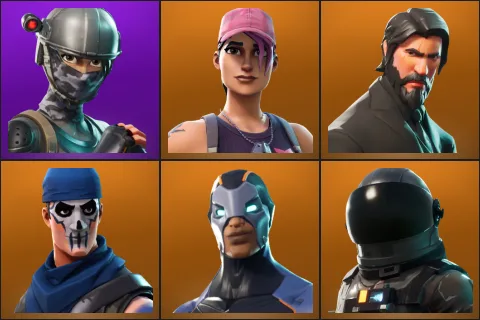 Elite Agent, Rose Team Leader, The Reaper, Warpaint, Carbide, Dark Voyager