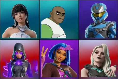 Rockstar LISA, Russel, UNSC Spartan, Augury, Carina, Carletta