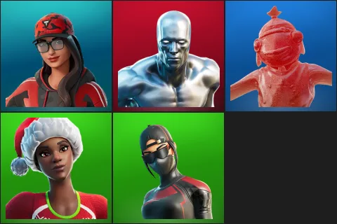 Redway Ruby, Silver Surfer, Gummy Fishstick, Holly Jammer, Scarlet Commander