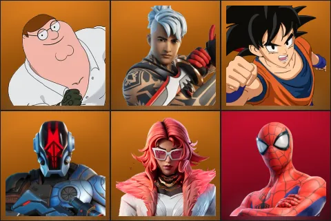 Peter Griffin, Ronin, Son Goku, The Foundation, Valeria, Spider-Man