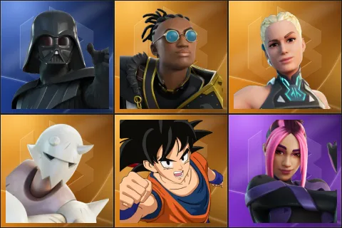 Darth Vader, Malik, Paradigm (Reality-659), Snap, Son Goku, Adira
