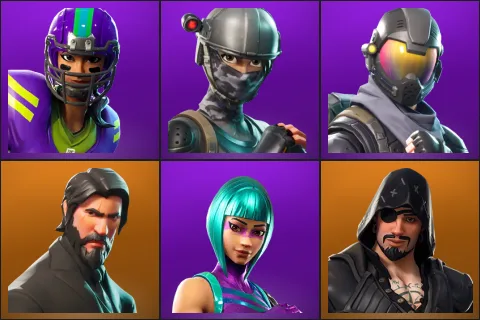 Blitz, Elite Agent, Rogue Agent, The Reaper, Wonder, Blackheart
