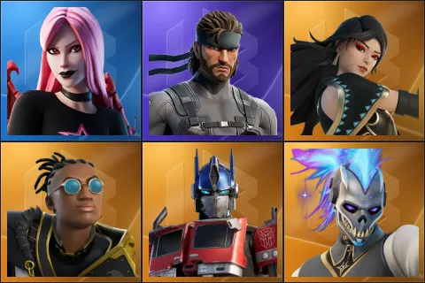 Haze, Solid Snake, Era, Malik, Optimus Prime, Renzo the Destroyer