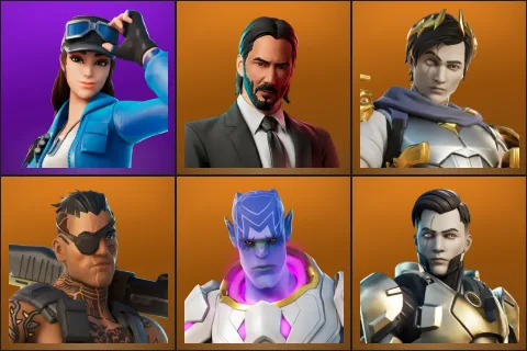 Cloud Striker, John Wick, Ascendant Midas, Joey, Kymera, Midas Rex
