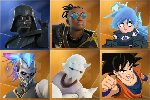 Darth Vader, Malik, Nezumi, Renzo the Destroyer, Snap, Son Goku