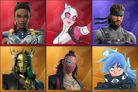 Shuri, Gwenpool, Solid Snake, Hades, Kado Thorne, Nezumi