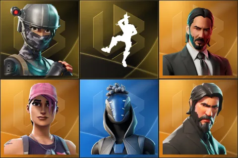 Elite Agent, Take The L, John Wick, Rose Team Leader, Sultura, The Reaper