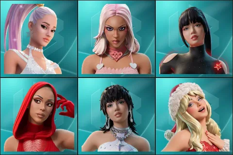 Ariana Grande, Doja Cat, LISA, Mother of Thorns Doja, Rockstar LISA, Santa 'Brina