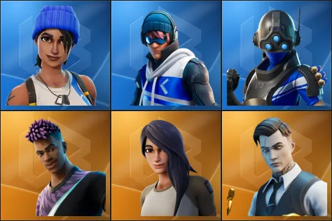 Blue Team Leader, Point Patroller, Trilogy, Fade, Gear Specialist Maya, Midas