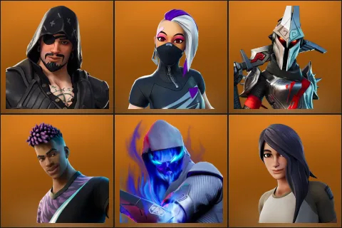 Blackheart, Catalyst, Eternal Knight, Fade, Fusion, Gear Specialist Maya