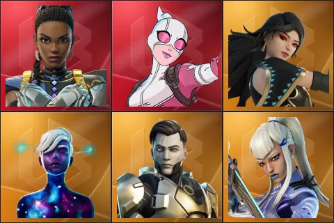 Shuri, Gwenpool, Era, Galaxy Scout, Midas Rex, Mizuki