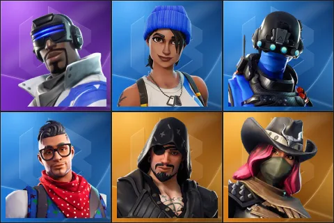 Blue Striker, Blue Team Leader, Carbon Commando, Prodigy, Blackheart, Calamity