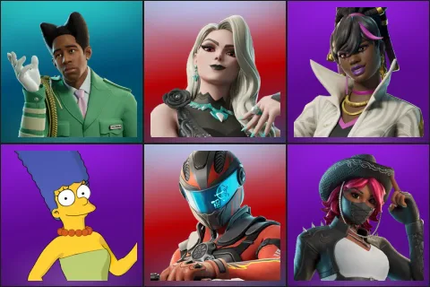 CHROMAKOPIAN, Carletta, Danica, Marge Simpson, Maxx Speed, Omen Hunter Calamity