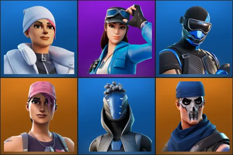 Blizzard Bomber, Cloud Striker, Fixer, Rose Team Leader, Sultura, Warpaint